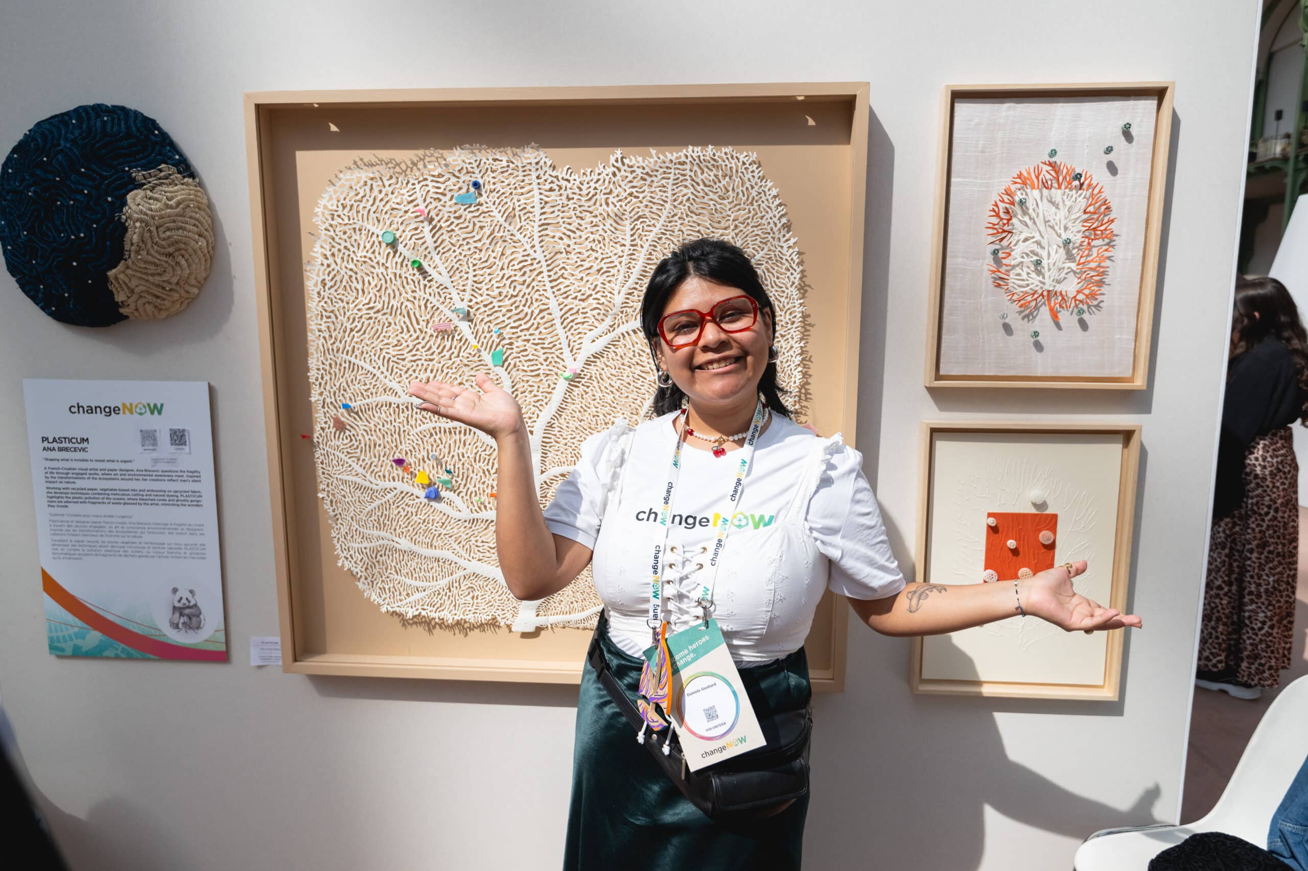 explain art for change at ChangeNOW