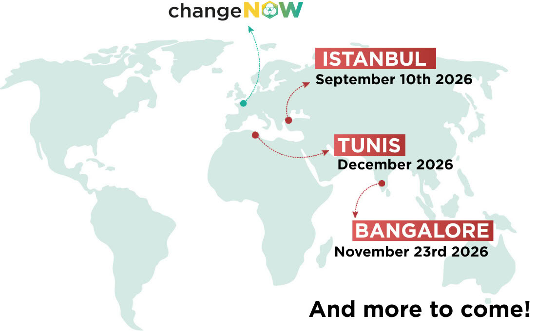 Map of the different hubs happening